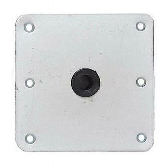 67729T 7 x 7 in. Stainless Steel Zinc Plate Threaded Seat Base