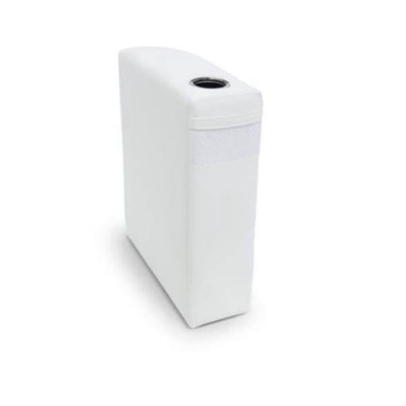 6787203 8.5 x 25 in. LCI Left RTM Arm Rest, White