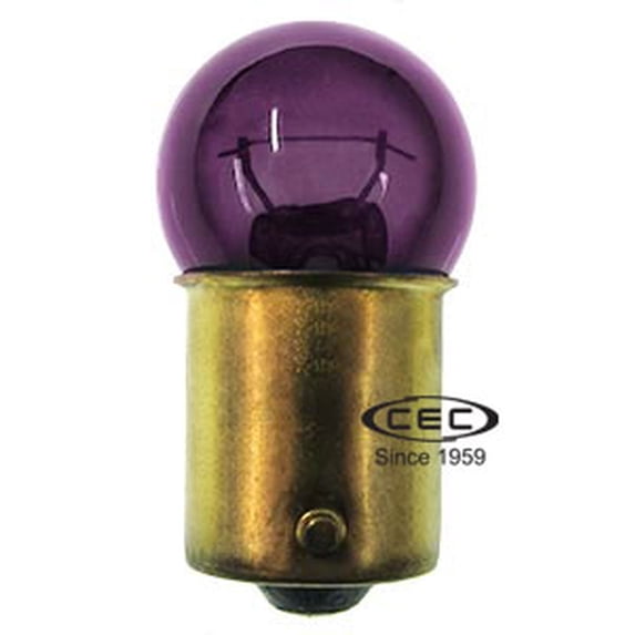 #67NP NATURAL PURPLE MINIATURE BULB BA15S BASE