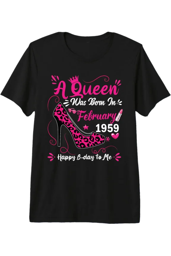 67Th Birthday Legends Were Born In February 1959 T-Shirt 824 All Size S-5Xl