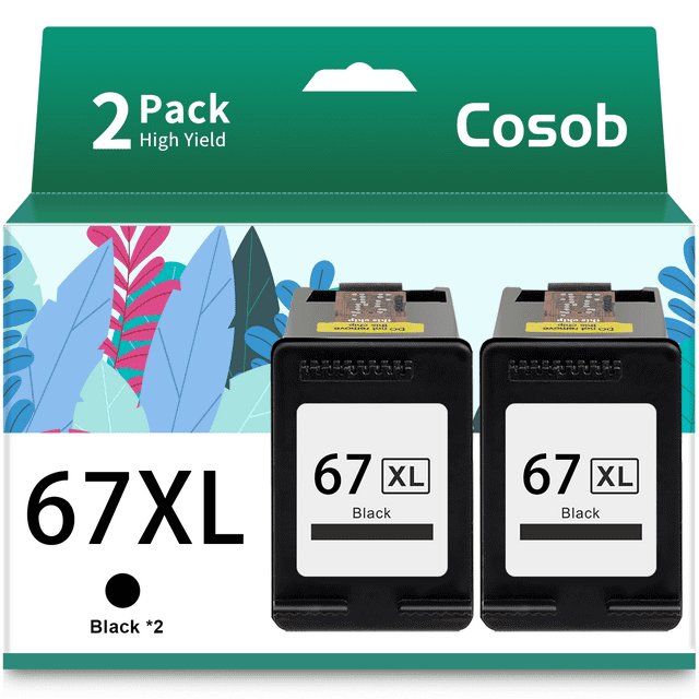 67XL Ink Cartridge for HP Ink 67 XL 67XL Black Ink Cartridge for HP