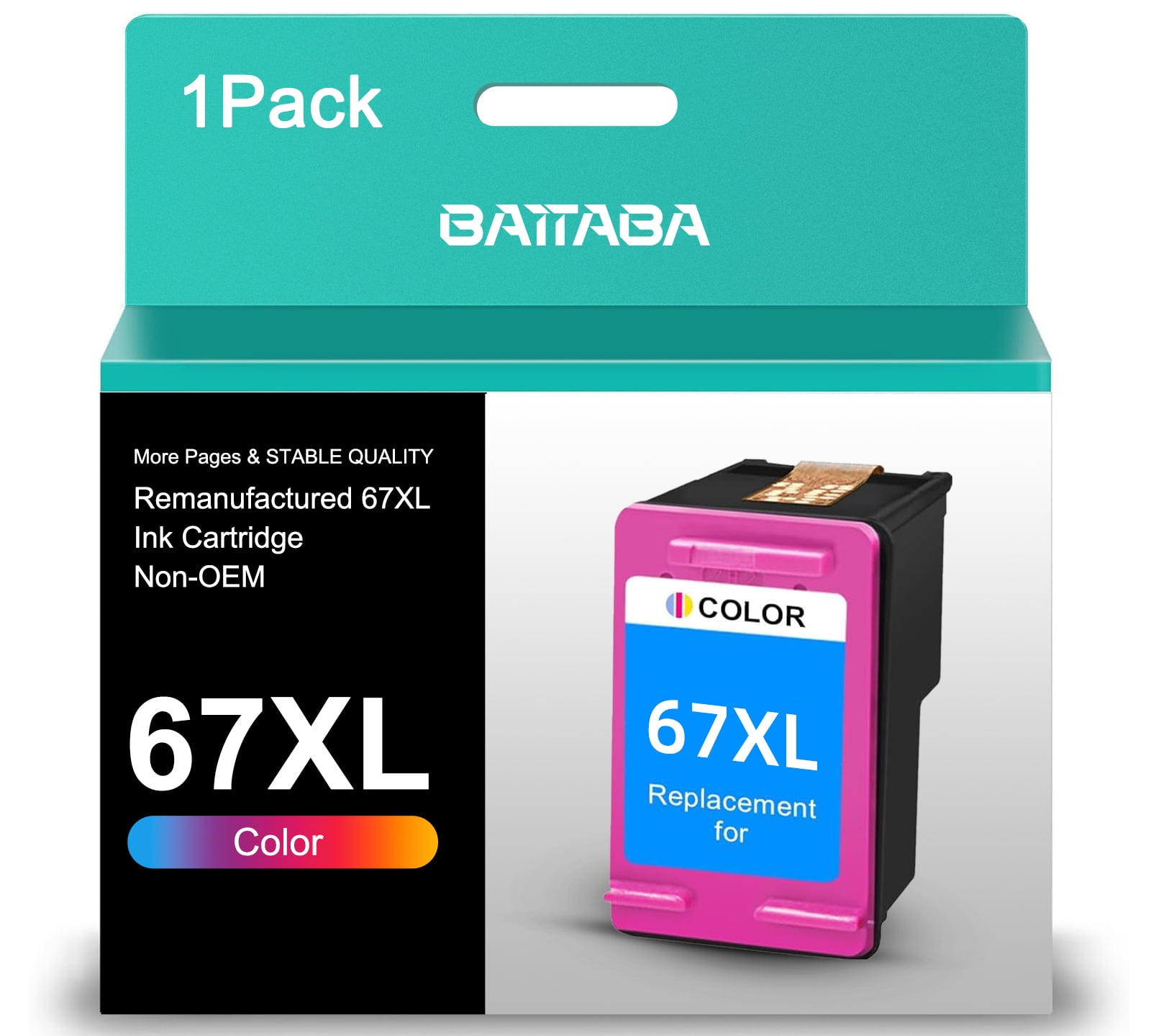 67XL Ink Cartridge for HP Ink 67 HP 67XL for HP Deskjet 2700 2700e 2752 2752e 2755 2755e 4155e