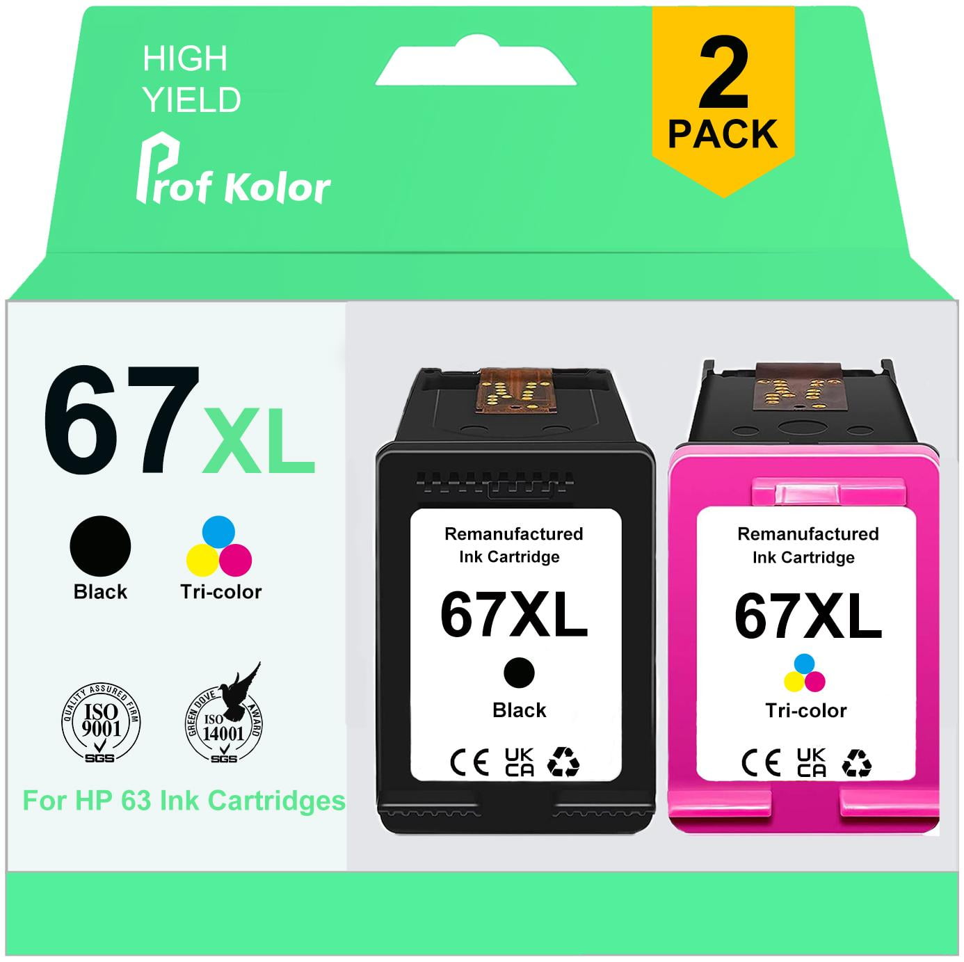 67XL Ink Cartridges for HP 67XL Ink Cartridges for HP Deskjet 2700 4152