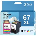67XL Ink Cartridges for HP 67 67XL Ink cartridges for HP Deskjet 2700