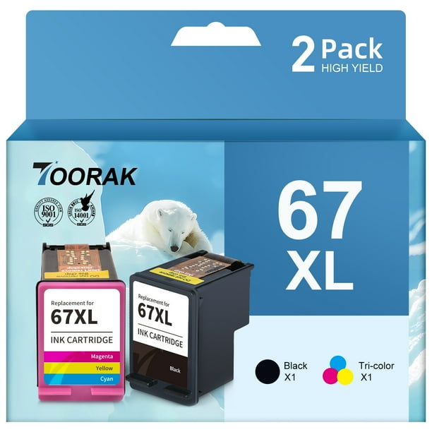 67XL Ink Cartridges for HP 67 67XL Ink cartridges for HP Deskjet 2700