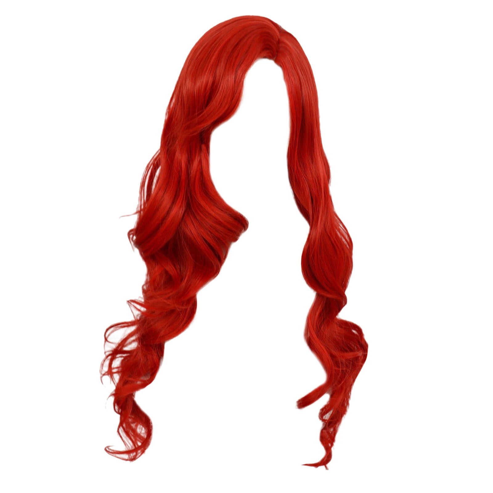 67cm Red Long Roll High Temperature Silk Hair Cover