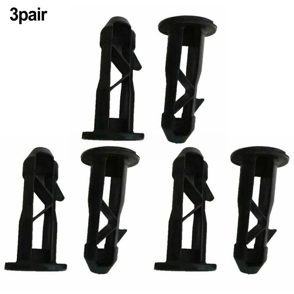 67mm x 31mm Black Plastic Wheelie Bin Lid Hinge Pins for 240L Household