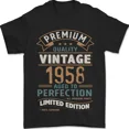 thumbnail image 1 of 67th Birthday Premium Vintage Style Made In 1958 Celebration Unisex T-Shirt, up to size 5XL, 1 of 2