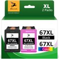 67xl Ink Cartridges for HP 67 Ink Cartridges Printer Ink HP 67 for HP