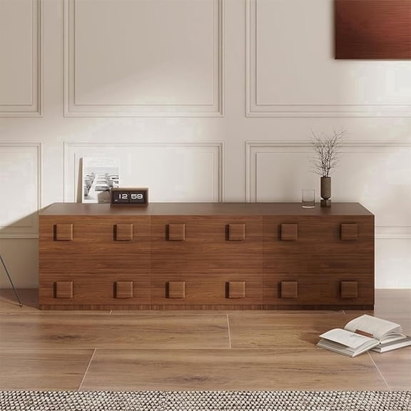 FHKJ TV Stand, 68.49-Inch Modular Media Console with Storage
