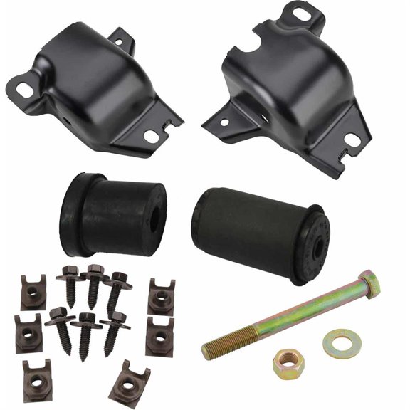 68-74 Nova/67-69 Camaro RR Leaf Spring FT Mount & Bolt Kit