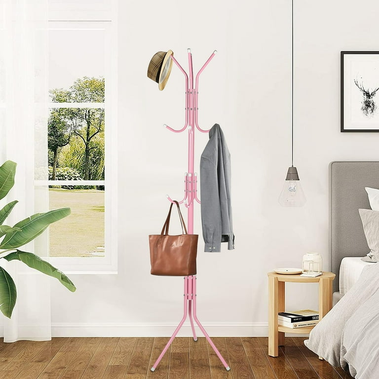 Steel Coat Rack, Freestanding, Assembled, Living Room