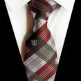 thumbnail image 1 of 68 Colors NEW 8cm Tie for Man  Tie Luxury Striped Flower Business Neck Tie Suit Cravat Wedding Party Necktie Men Gift, 1 of 6