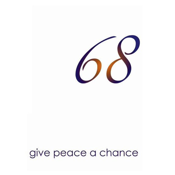68: Give peace a chance, (Paperback)
