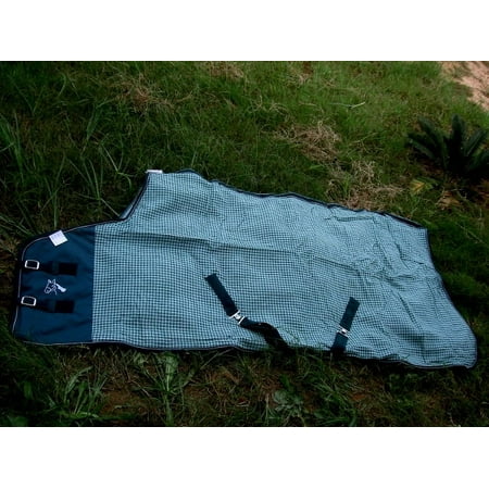 68" Horse Cotton Sheet Blanket Rug Summer Spring Green 5307