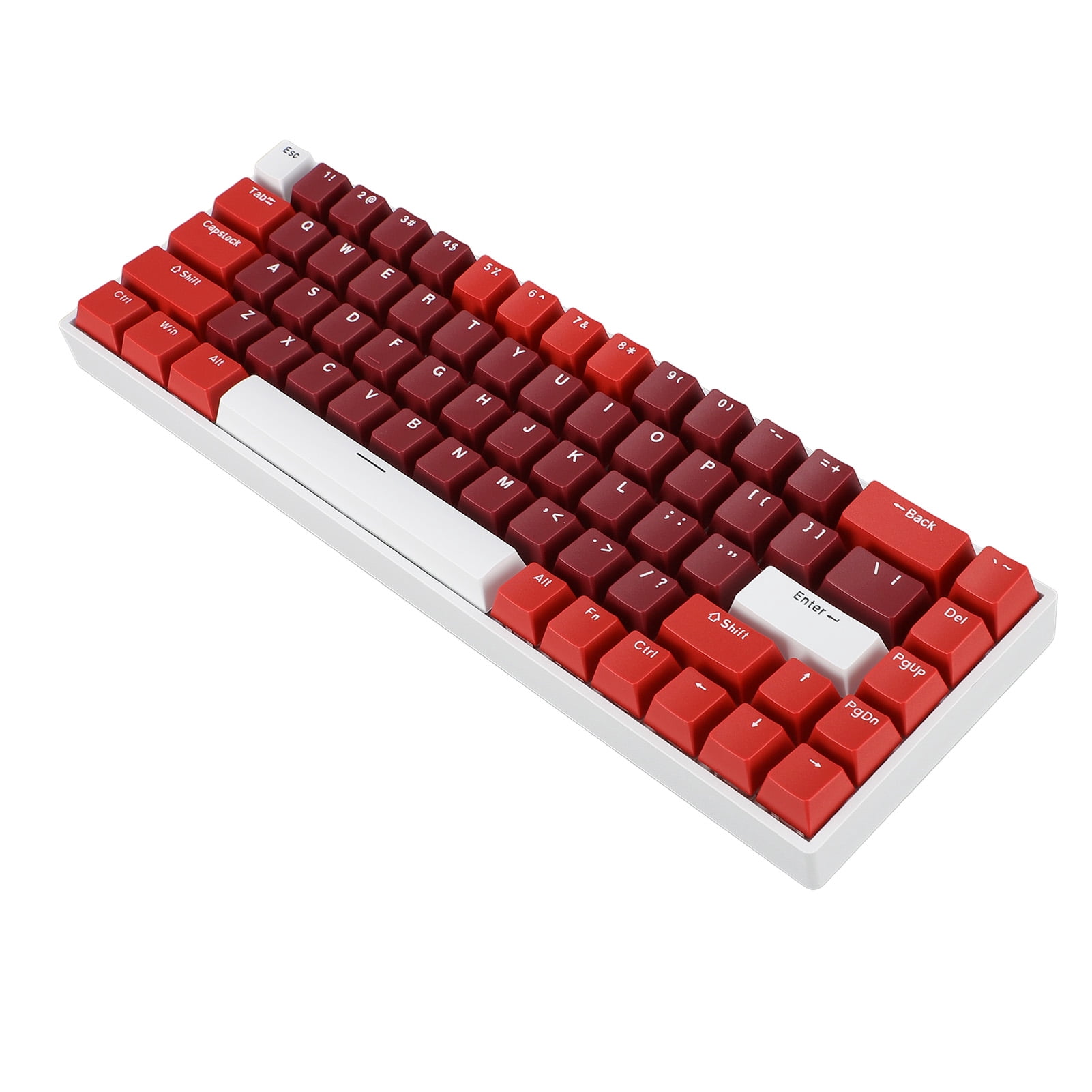 68 Keys Mechanical Keyboard, Portable Plug And Play 60 Percent Gaming ...