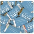thumbnail image 1 of 68 Pcs Light Blue Graduation Candy Favors Class Of 2026 Wrapped Miniatures (1.25lb Bag), 1 of 6
