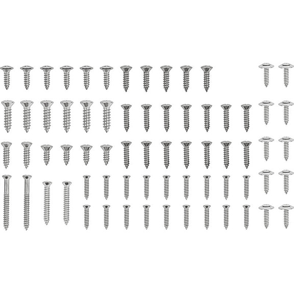 68 Piece Interior Screw Set For 1955 Chevy Bel Air 150 210 2 Door Sedan Models