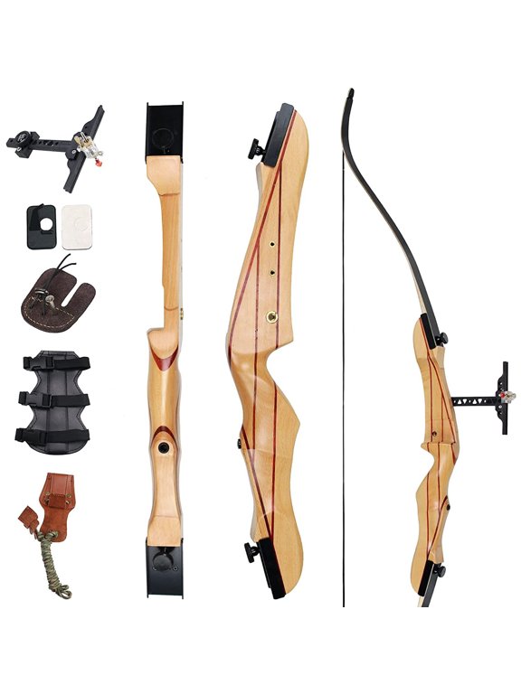 68" Takedown Recurve Bow Adult Archery Competition Athletic Bow 18-36 LB Right/Left Hand Outdoor Training Shooting