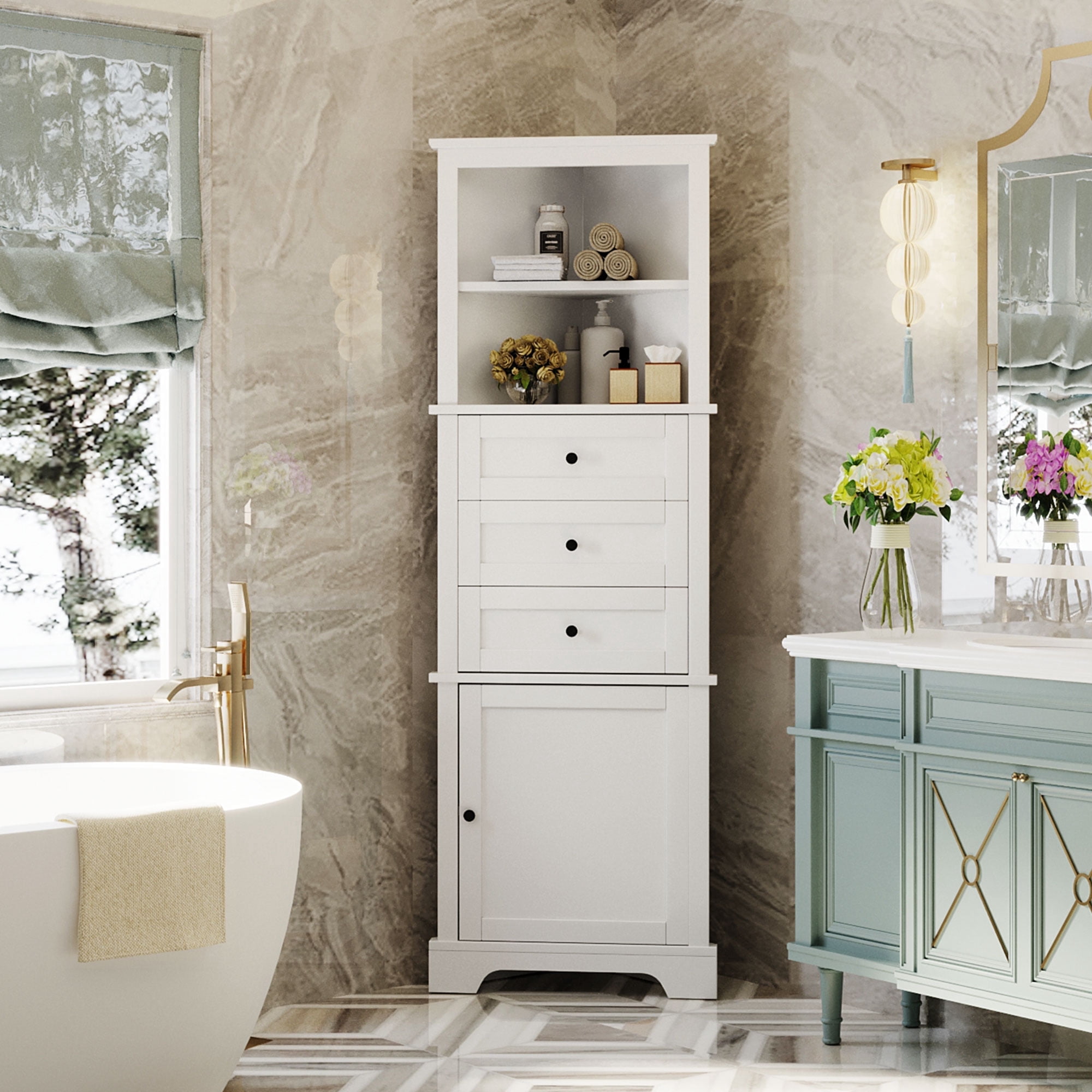 grey corner dresser Corner Display Cabinet Dresser Dove Grey Cupboard Sideboard Florence  Furniture