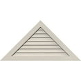 thumbnail image 1 of 68"W x 17"H Triangle Gable Vent (89 1/8"W x 22 3/8"H Frame Size) 6/12 Pitch: Primed, Non-Functional, Smooth Western Red Cedar Gable Vent w/ Decorative Face Frame, 1 of 12