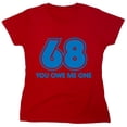 thumbnail image 1 of 68 You Owe Me One Sarcastic Humor Novelty Funny Women's Casual Tees, 1 of 3