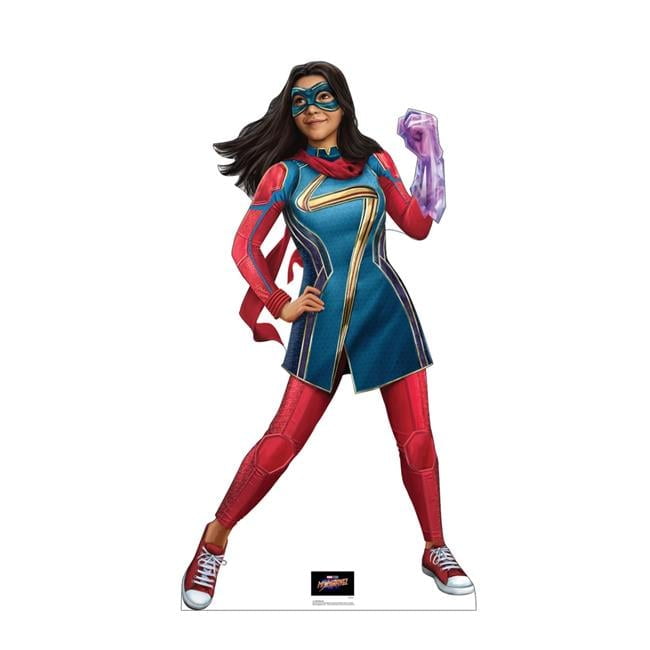 68'' Ms. Marvel Cardboard Standup Decor