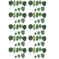 thumbnail image 1 of 680 Pieces 8 Kinds Tropical Party Decorations Jungle Monstera Leaves , Artificial Palm Leaves with Faux Stem, 1 of 5