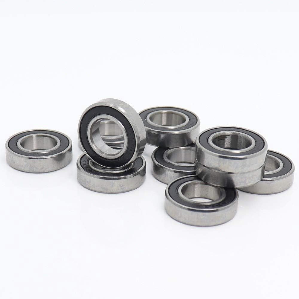 6800 2RS Deep Groove Ball Bearing ABEC-1 Metric Thin Section 61800RS 10 * 19 * 5mm Ball Bearings 6800RS 10Pcs