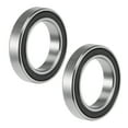 thumbnail image 1 of 6803-2RS Deep Groove Ball Bearing 17x26x5mm Double Sealed ABEC-3 Bearing 2-Pack, 1 of 4