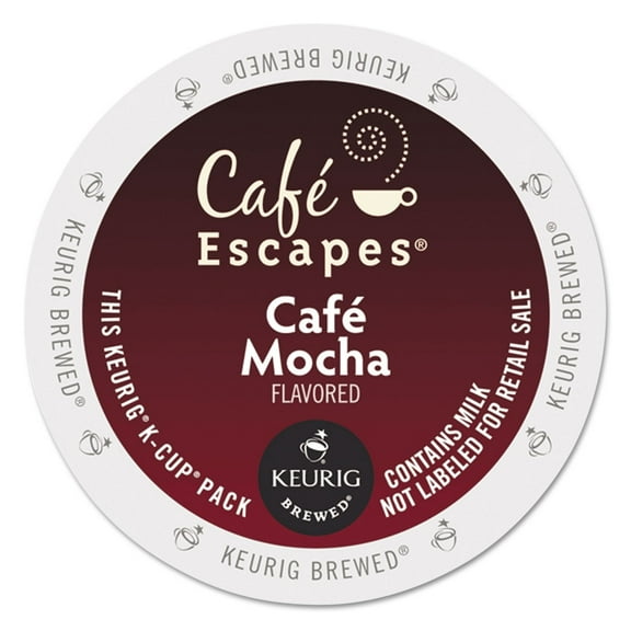 6803 Cafe Escapes Mocha K-Cups, 24/box