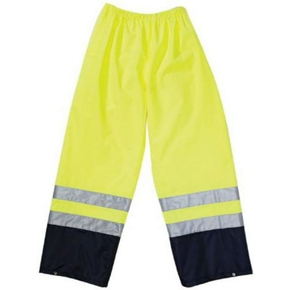 6803 Premium Class E Rain Pants With Black Bottom, Small & Medium