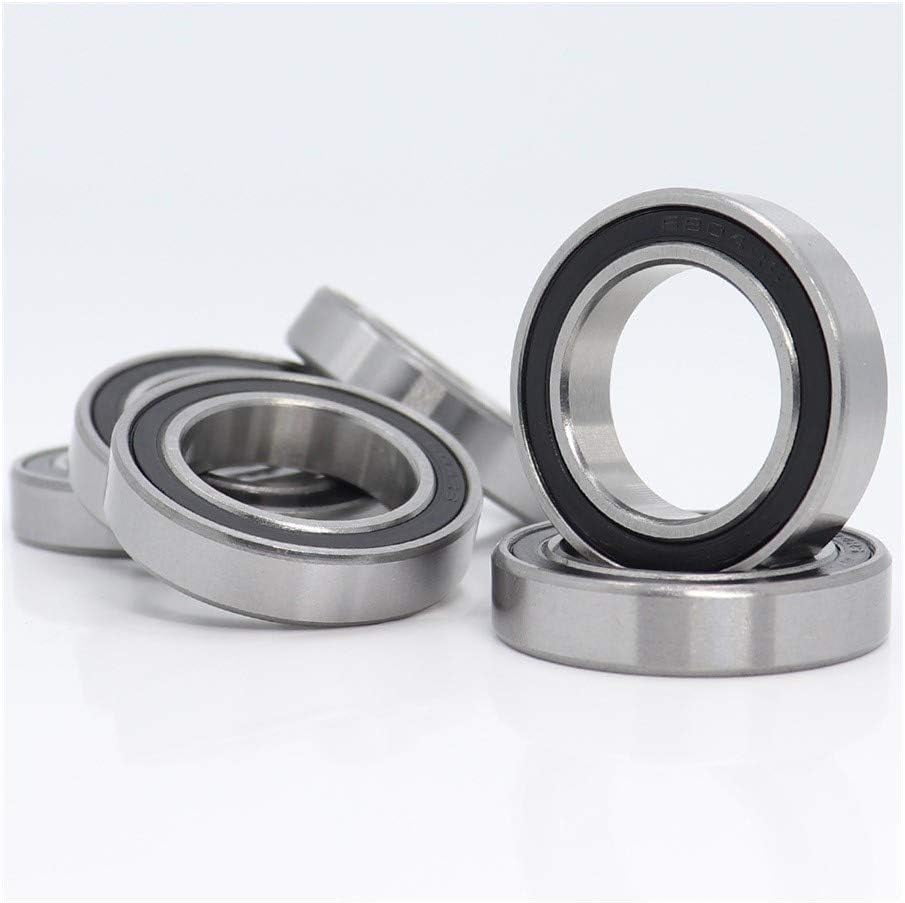 6804 2RS Deep Groove Ball Bearing 10Pcs ABEC-1 Metric Thin Section Bearings 61804RS 6804 RS 52100 Chrome Steel Ball Bearings 20 * 32 * 7mm