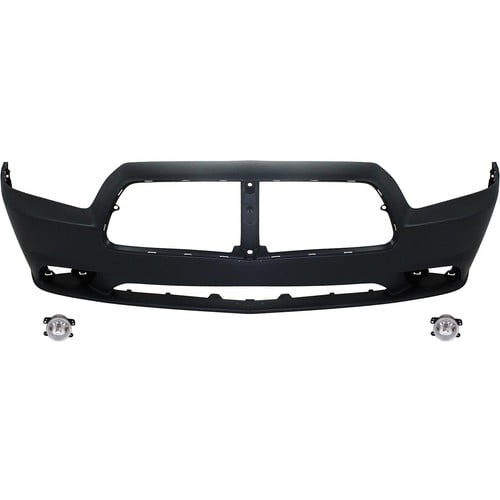 68092597AA, 5182026AA CAPA Set of 3 Bumper Covers Fascias Front for Charger