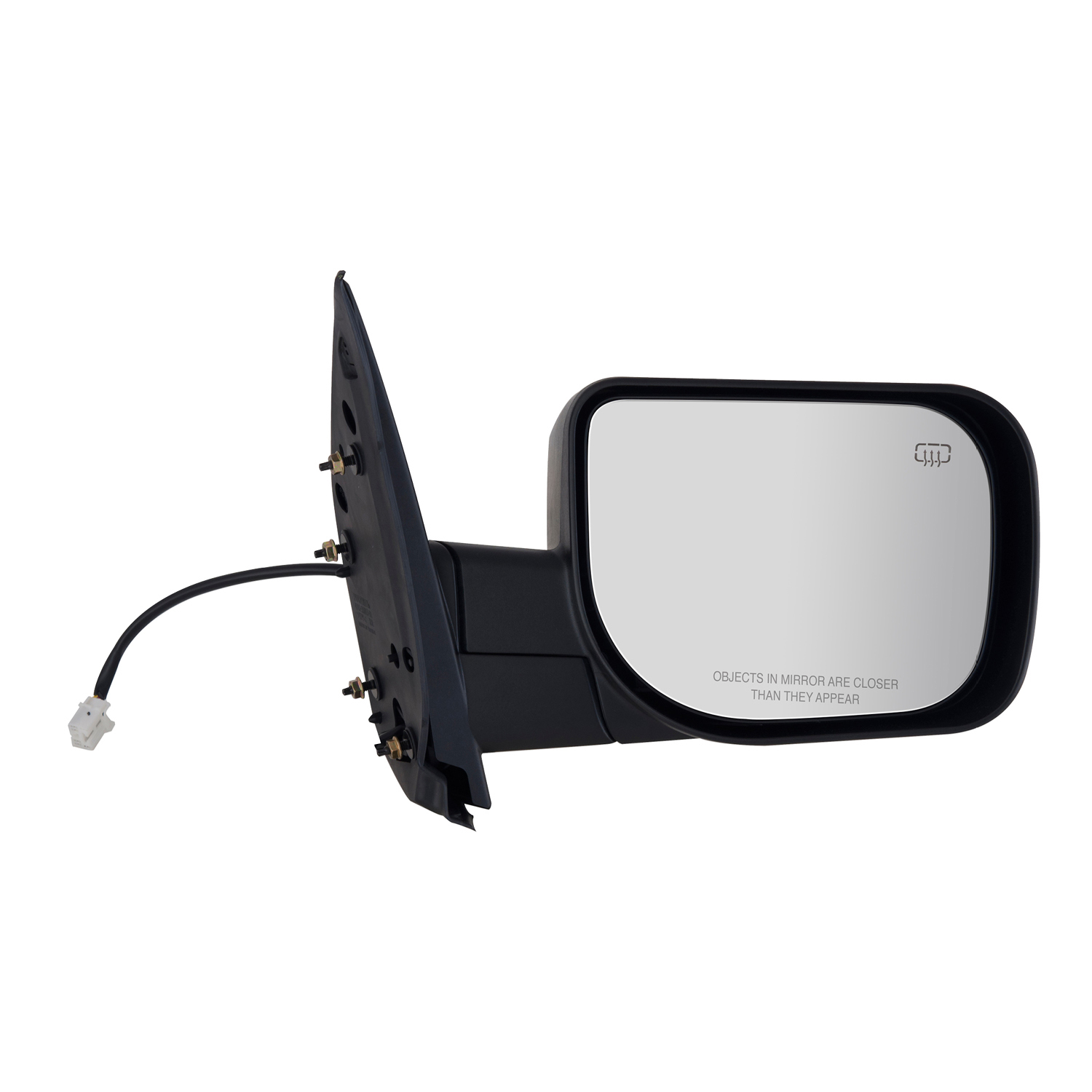 Power Heated Towing Mirror - Passenger Right Side For 2008-2015