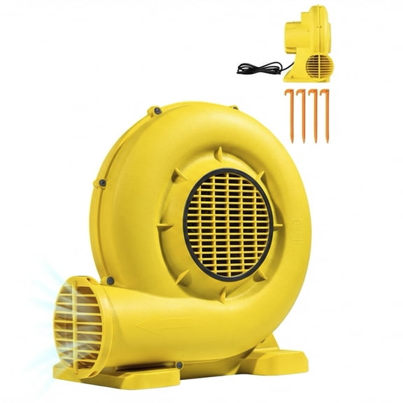680W/750W (1.0HP) Commercial Inflatable Blower, for Bounce Houses, Waterslides & Bouncy Castles, 3400 RPM Motor