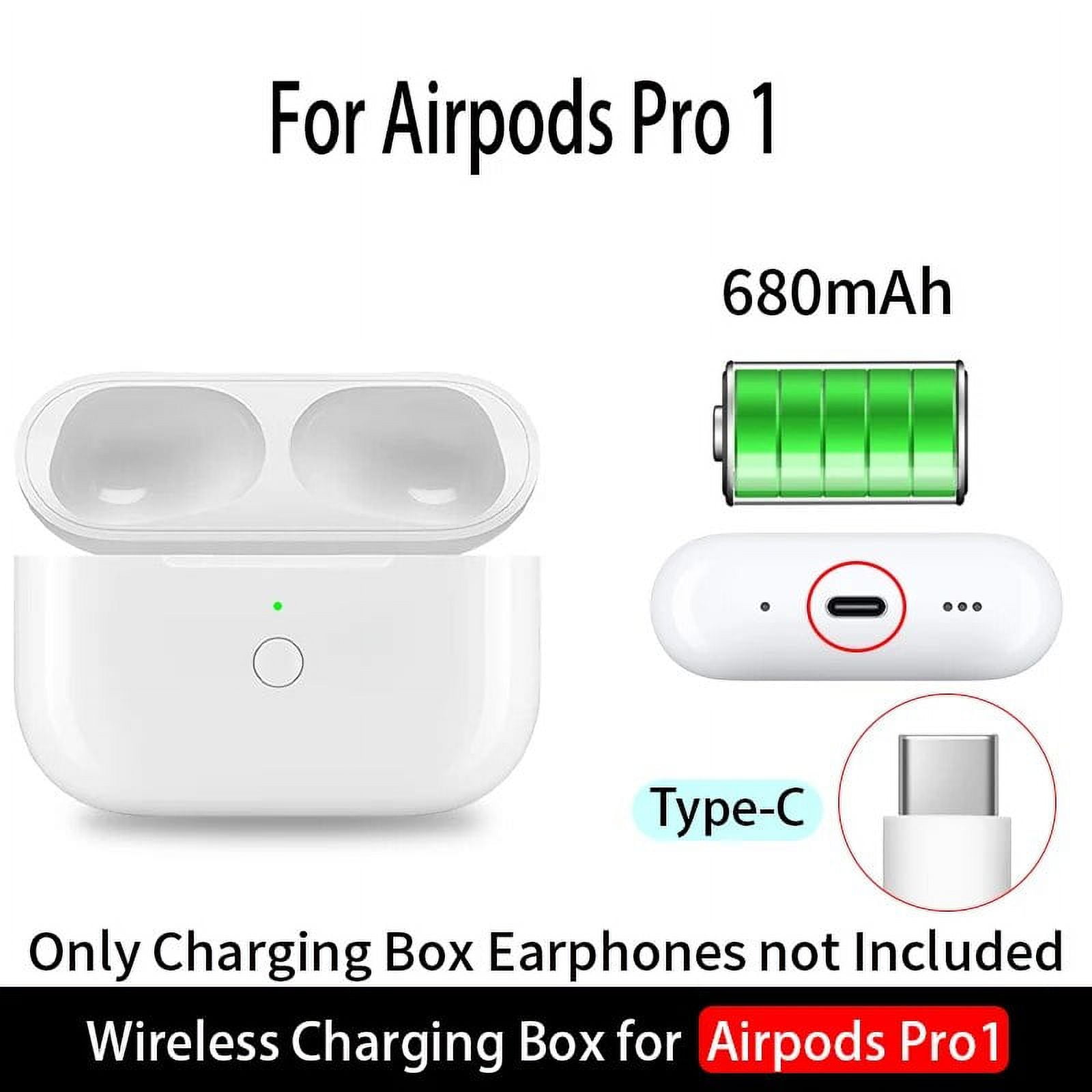 Airpods Pro Charging Led 680mAh Wireless Charging Box Replacement