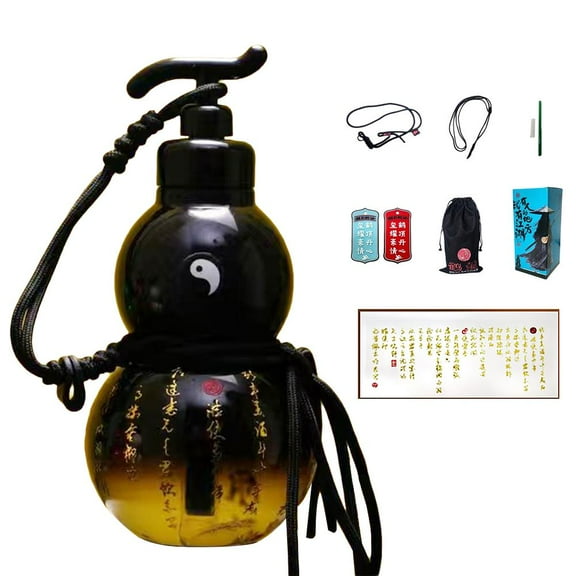 680ml Gourd Water Chinese Retro-Inspired Water Drinking Gourd For Liquors/Wine, Daily Use Drinking