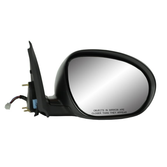 68103N - Fit System Passenger Side Mirror for 11-14 Nissan Juke, textured black w/ PTM cover, foldaway, Heated Power