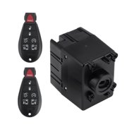 68105738AF Wireless Ignition Module Switch with Remote Key Fob for Dodge Challenger Durango Grand Caravan for Jeep Grand Cherokee for Ram C/V 1500 2500 3500 4500 5500 2011-2014