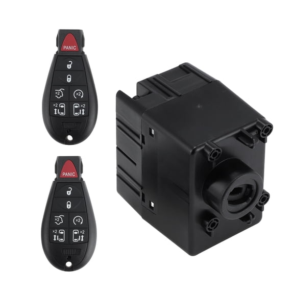68105738AF Wireless Ignition Module Switch with Remote Key Fob for Dodge Challenger Durango Grand Caravan for Jeep Grand Cherokee for Ram C/V 1500 2500 3500 4500 5500 2011-2014
