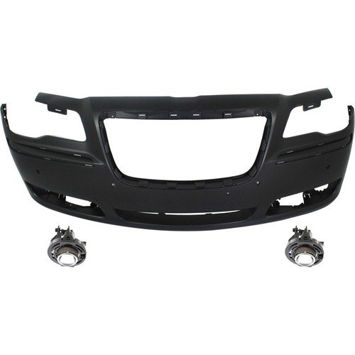 68127939AE, 5182021AB-PFM New Set of 3 Bumper Covers Fascias Front for 300 11-14
