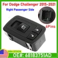 thumbnail image 1 of 68183751AD 8WINDOW SWITCH & BEZEL FRONT RIGHT PASSENGER For 2015-2021 CHALLENGER, 1 of 12