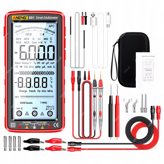 681A PRO MAX Full Screen Rechargeable Digital High Precision Multimeter