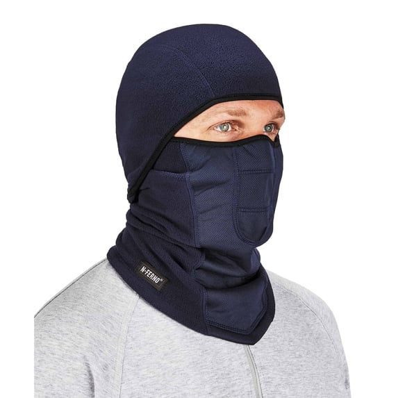 6823 Navy Wind-proof Hinged Balaclava Face Mask
