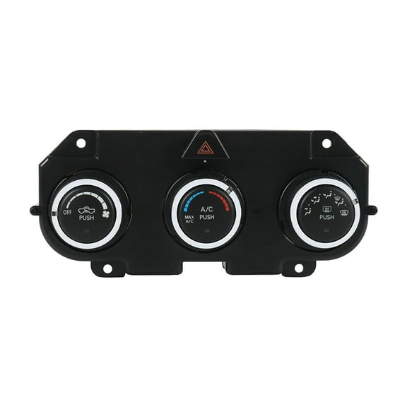 68268190AA Front Temperature Climate Control Module For Dodge Ram 1500 2500 2014-2018 For Ram 1500 Classic 2021-2023, AC Heater Climate Control Panel Replace# 68186217AD 68236776AB-black-A