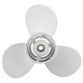 thumbnail image 1 of 683-W4592-02-EL Outboard Propeller 9 3/4in X 6in 3 Blades 1/2 Outboard For Yamaha Outboard 9.9-15HP White Aluminum Alloy Engines, 1 of 6