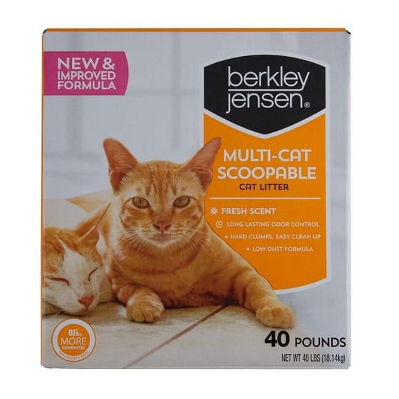 683062 Easy Clean Multi-Cat Scoopable Cat Litter