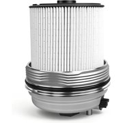 68436815AB Aluminum Fuel Filter Housing Cap Kit with Fuel Filter | Compatible with 2019-2024 Ram 2500/3500/4500/5500 6.7L Cummins & 2020-2023 Ram 1500 3.0L EcoDiesel. Replaces 68436815AA.
