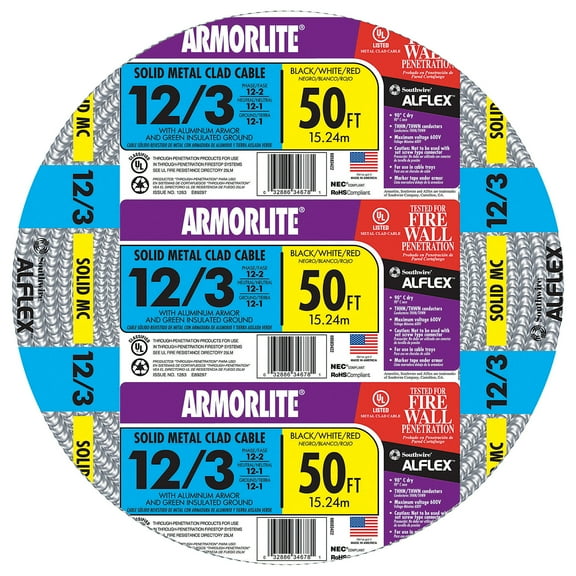 68583452 Mc Cable 12/3X50'